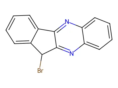 11-bromo-11H-indeno[1,2-b]quinoxaline structure