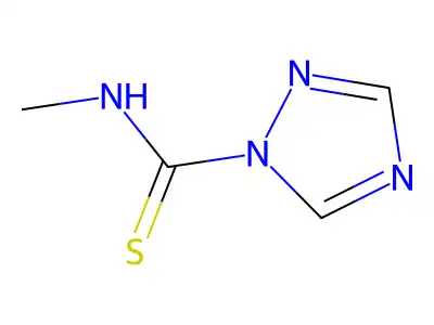 N-methyl-1,2,4-triazole-1-carbothioamide structure