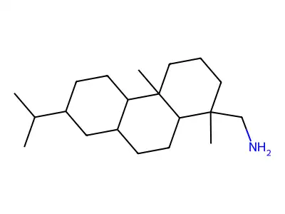 Abietan-18-amine structure