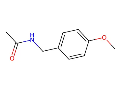 N-(4-甲氧基苄基)乙酰胺 structure