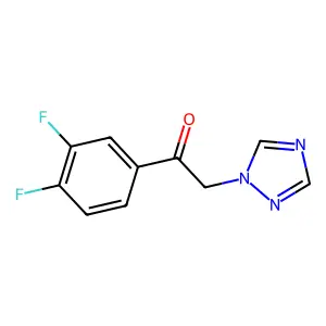 1-(3,4-Difluoro-phenyl)-2-[1,2,4]triazol-1-yl-ethanone structure