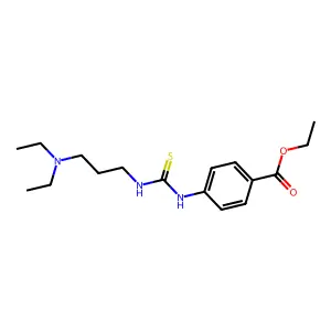 Ethyl 4-(3-(3-(diethylamino)propyl)thioureido)benzoate structure
