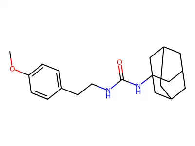 1-(1-Adamantyl)-3-[2-(4-methoxyphenyl)ethyl]urea structure