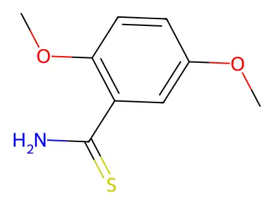 2,5-Dimethoxythiobenzamide structure