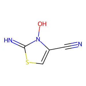 2-Amino-1,3-thiazole-4-carbonitrile 3-oxide structure
