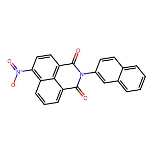 2-Naphthalen-2-yl-6-nitrobenzo[de]isoquinoline-1,3-dione structure
