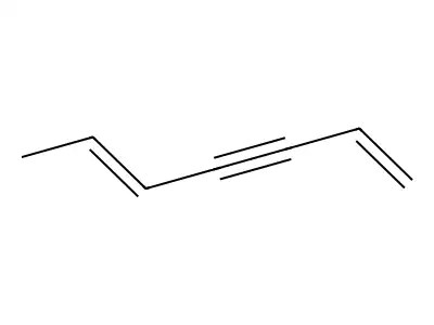 Hepta-1,5-dien-3-yne structure