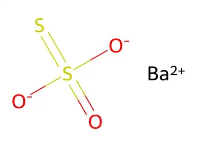 硫代硫酸钡 structure