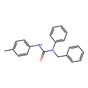 N'-(4-Methylphenyl)-N-phenyl-N-(phenylmethyl)urea structure