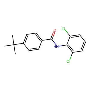 4-tert-butyl-N-(2,6-dichlorophenyl)benzamide structure