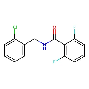 N-(2-chlorobenzyl)-2,6-difluorobenzamide structure