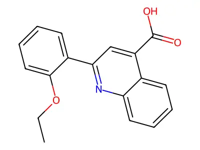 2-(2-乙氧基苯基)喹啉-4-甲酸 structure
