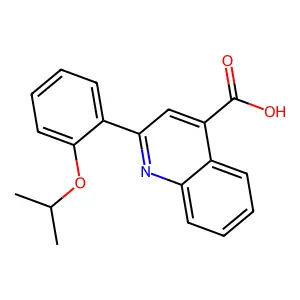 2-(2-Isopropoxyphenyl)quinoline-4-carboxylic acid structure