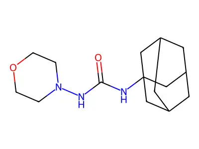 1-(1-Adamantyl)-3-morpholin-4-ylurea structure