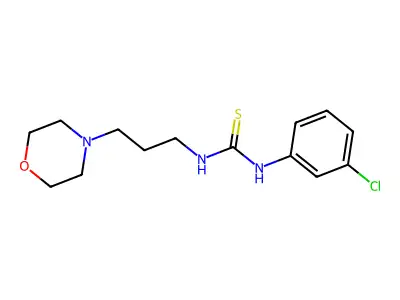 1-(3-Chlorophenyl)-3-(3-morpholin-4-ylpropyl)thiourea structure