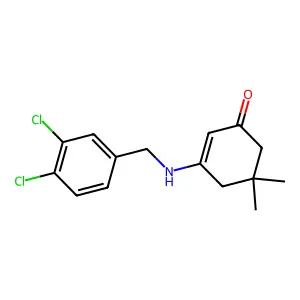 3-[(3,4-Dichlorophenyl)methylamino]-5,5-dimethylcyclohex-2-en-1-one structure