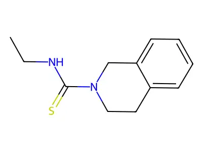 N-ethyl-3,4-dihydroisoquinoline-2(1H)-carbothioamide structure