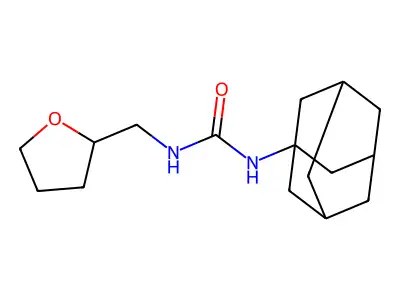 1-(1-Adamantyl)-3-(oxolan-2-ylmethyl)urea structure
