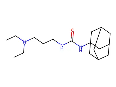 1-(1-Adamantyl)-3-[3-(diethylamino)propyl]urea structure