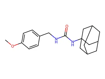 1-(1-Adamantyl)-3-[(4-methoxyphenyl)methyl]urea structure