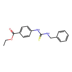 Ethyl 4-[(benzylcarbamothioyl)amino]benzoate structure