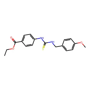 Ethyl 4-[(4-methoxyphenyl)methylcarbamothioylamino]benzoate structure