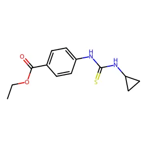 Ethyl 4-(3-cyclopropylthioureido)benzoate structure