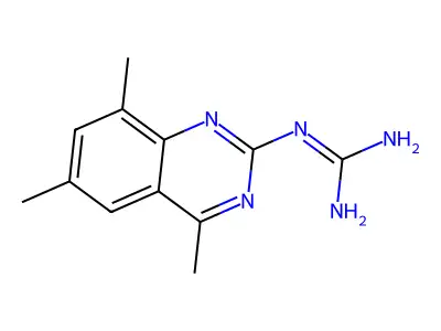 1-(4,6,8-Trimethylquinazolin-2-yl)guanidine structure
