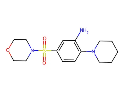 5-(Morpholine-4-sulfonyl)-2-(piperidin-1-yl)aniline structure