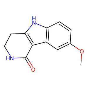 2,3,4,5-Tetrahydro-8-methoxy-1H-pyrido[4,3-b]indol-1-one structure