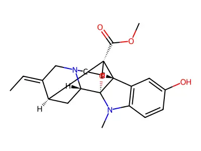 Akuammine structure