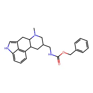 1-Demethylmetergoline structure