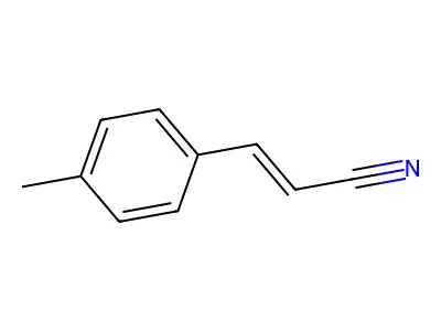 3-(4-甲基苯基)丙-2-烯腈 structure