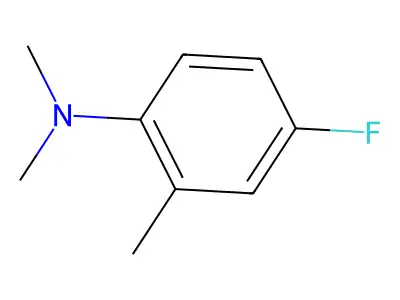 4-Fluoro-N,N,2-trimethylaniline structure