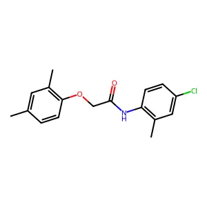 N-(4-chloro-2-methylphenyl)-2-(2,4-dimethylphenoxy)acetamide structure