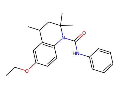 6-ethoxy-2,2,4-trimethyl-N-phenyl-3,4-dihydroquinoline-1(2H)-carboxamide structure