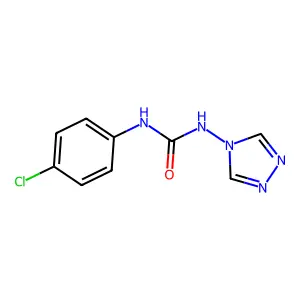 1-(4-Chlorophenyl)-3-(1,2,4-triazol-4-yl)urea structure