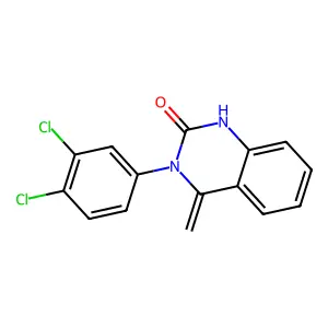 3-(3,4-dichlorophenyl)-4-methylene-3,4-dihydro-2(1H)-quinazolinone structure