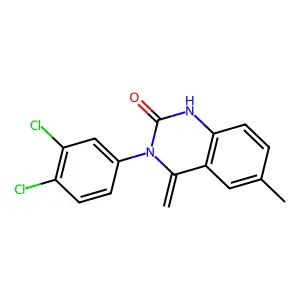 3-(3,4-dichlorophenyl)-6-methyl-4-methylene-3,4-dihydro-2(1H)-quinazolinone structure