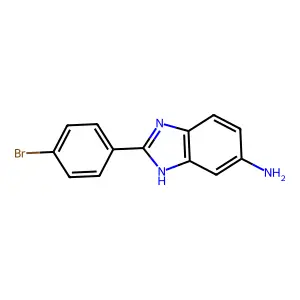 2-(4-Bromophenyl)-1H-benzo[d]imidazol-5-amine structure