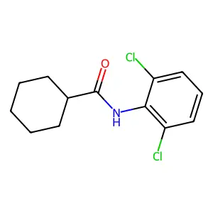 N-(2,6-dichlorophenyl)cyclohexanecarboxamide structure