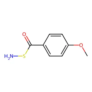 S-(p-Methoxybenzoyl)thiohydroxylamine structure