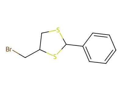 4-溴甲基-2-苯基-1,3-二硫杂环戊烷 structure