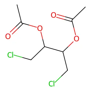 2,3-Butanediol, 1,4-dichloro-, 2,3-diacetate structure