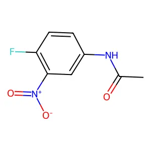 N-(4-氟-3-硝基苯基)乙酰胺 structure