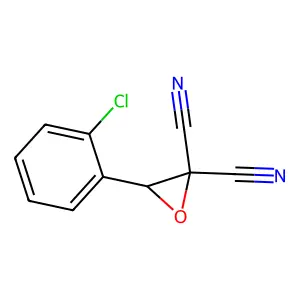 3-(2-Chlorophenyl)oxirane-2,2-dicarbonitrile structure