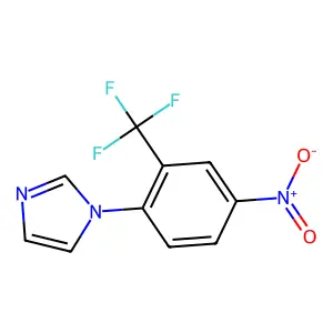 1-[4-nitro-2-(trifluoromethyl)phenyl]-1H-imidazole structure