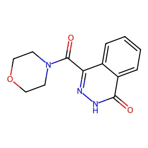 4-(4-morpholinylcarbonyl)-1(2H)-phthalazinone structure