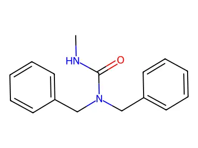 1,1-Dibenzyl-3-methylurea structure