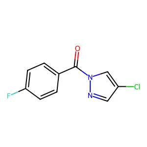 4-chloro-1-(4-fluorobenzoyl)-1H-pyrazole structure